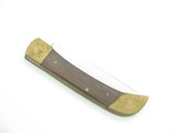 Vintage 1970s Seki Japan Large 4.75" Wood Handle Folding Pocket Knife