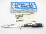Case Classic XX 61011 1/2 Cheetah Patriot Swirl Swing Guard Folding Knife