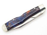 Case Classic XX 61011 1/2 Cheetah Patriot Swirl Swing Guard Folding Knife