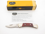 2016 Buck 505 Knight Wood Handle Small Folding Lockback Pocket Knife