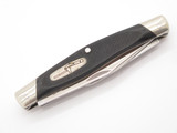 Buck 303 Cadet 2002 Anvil Medium 3 Blade Folding Pocket Knife Black Handle