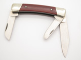 Buck 703 Colt 3 Blade Canoe Stockman Folding Pocket Knife Black Handle