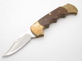 Vintage '70s Rigid USA R9 Apache Fingergroove Folding Hunter Lockback Knife