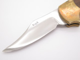Vintage '70s Rigid USA R9 Apache Fingergroove Folding Hunter Lockback Knife