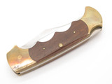 Vintage '70s Rigid USA R9 Apache Fingergroove Folding Hunter Lockback Knife