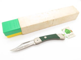 Vintage 1983 Puma 465 Packer Germany 4.25" Green Lockback Folding Hunter Knife