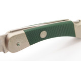 Vintage 1983 Puma 465 Packer Germany 4.25" Green Lockback Folding Hunter Knife