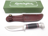 Vintage Remington UMC RH-50 Leather Handle Fixed Blade Hunting Skinner Knife