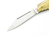 Vtg 80s Imai Seki Japan Queen Elizabeth II Ship 3.12" Brass Folding Pocket Knife