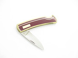 Vtg '80s C. Jul. Herbertz 497 Seki Japan 2.87" Red Lockback Folding Pocket Knife