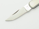 Vtg 1970s AS Seki Japan Mini 2.25" Stainless Steel Lockback Folding Pocket Knife