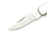 Vtg 1970s AS Seki Japan 2.25" Mini Stainless Steel Lockback Folding Pocket Knife