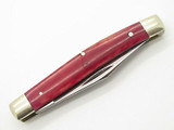 Vtg 1980 Case XX 6244 Red Appaloosa Bone Folding Pocket Jack Knife *chip