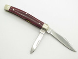 Vtg 1980 Case XX 6244 Red Appaloosa Bone Folding Pocket Jack Knife *chip