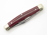 Vtg 1980 Case XX 6244 Red Appaloosa Bone Folding Pocket Jack Knife *chip