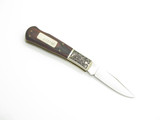 Vtg 1980s Tiger 10 Seki Japan 3.5" Wood Handle Lockback Folding Pocket Knife
