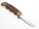 Vintage Kershaw 1040 Kai Seki Japan Folding Field II Wood Hunter Lockback Knife