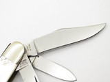 Vtg American Blade Parker Seki Japan Pearl Abalone Sowbelly Folding Knife