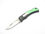 Vintage 1980s Trophy Aristocrat Seki Japan 3.5" Black/Green Folding Pocket Knife