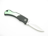 Vintage 1980s Trophy Aristocrat Seki Japan 3.5" Black/Green Folding Pocket Knife