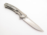 ZT Zero Tolerance 0450 S35VN Stonewash Titanium Framelock Folding Pocket Knife