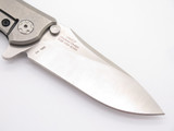 ZT Zero Tolerance 0562CF Hinderer Slicer MC390 Titanium Framelock Folding Knife