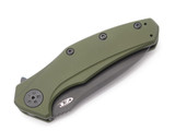 ZT Zero Tolerance 0770ODBLK S35VN Green Handle Assisted Folding Knife