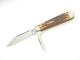 Vintage 1970s Wayne 108 Seki Japan Small 3" Bone Handle Folding Pocket Knife
