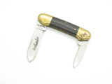 Vintage 1970s Star 3428 Canoe Seki Japan 3" Wood Handle Folding Pocket Knife