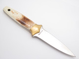 Vtg 80s National Blade Assassin Fukuta Seki Japan AUS-6A Fixed Dagger Boot Knife