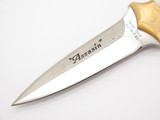 Vtg 80s National Blade Assassin Fukuta Seki Japan AUS-6A Fixed Dagger Boot Knife