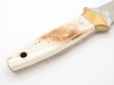 Vtg 80s National Blade Assassin Fukuta Seki Japan AUS-6A Fixed Dagger Boot Knife