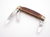 Vtg Browning 342 Imai Seki Japan AUS-8A 3.3" Bone Folding Stockman Pocket Knife