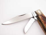 Vtg Browning 342 Imai Seki Japan 3.3" AUS-8A Bone Folding Stockman Pocket Knife