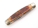 Vtg Browning 342 Imai Seki Japan 3.3" AUS-8A Bone Folding Stockman Pocket Knife