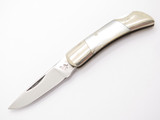Vtg Frost Seizo Imai Seki Japan 2.25" Small Pearl Folding Lockback Pocket Knife