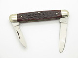 Vtg 1977 Case XX 6279 Senator Jigged Delrin Folding Pocket Knife