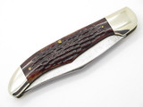 Vtg 1940-1964 Case XX 6265 Sab Large Folding Hunter Knife Red Bone