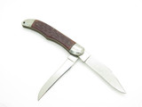 Vintage 1970s 3612 Wenoka Seki Japan Large 5.25" Two Blade Folding Hunter Knife