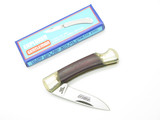 Vtg '80s Whitby Silver Sabre Seki Japan 3.87" Wood Lockback Folding Pocket Knife