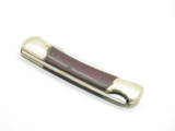 Vtg '80s Whitby Silver Sabre Seki Japan 3.87" Wood Lockback Folding Pocket Knife