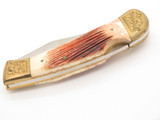 Vtg '80s Parker Seki Japan Seizo Imai Seattle 4.1" Lockback Folding Hunter Knife