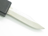 Vintage 1980s Auto-Lock Seki Japan Manual OTF Black 5.25" Synthetic Pocket Knife & Sheath