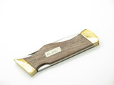 Vtg '70s Explorer Steer J390 Seki Japan 5.12" Wood Lockback Folding Hunter Knife
