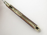 Vtg 1940-1964 Case XX 61011 1/2 Cheetah Folding Swing Guard Knife Red Bone