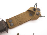 Vtg W Germany US M8A1 Bayonet Scabbard Sheath for Colt M7 Fixed Combat Knife