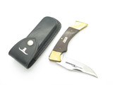 Vintage 1970s Technicraft Seki Japan 5.37" Wood Lockback Folding Hunter Knife