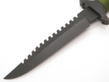 Vtg 1980s Tak Fukuta Seki Japan Fighter Survival Fixed Blade Knife Hollow Handle