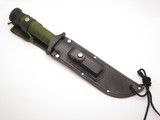 Vtg 1980s Tak Fukuta Seki Japan Fighter Survival Fixed Blade Knife Hollow Handle