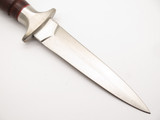Vintage C I Compass Seki Japan Leather Handle Short Commando Fixed Dagger Knife